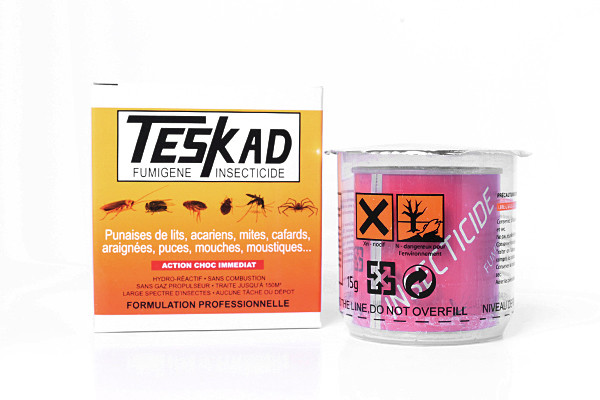 Teskad Fumigène Insecticide anti Moustiques Tigres lot de 10