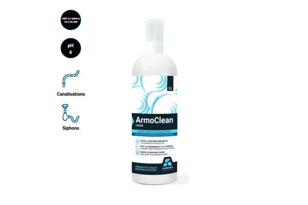 ARMOCLEAN LIQUID – Biotraitement pour Canalisations 1L