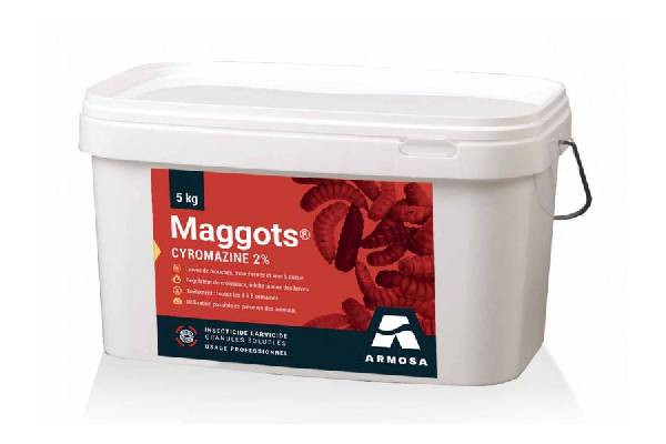 MAGGOTS - Larvicide Professionnel anti Larves de Mouches et Moucherons 5 kg